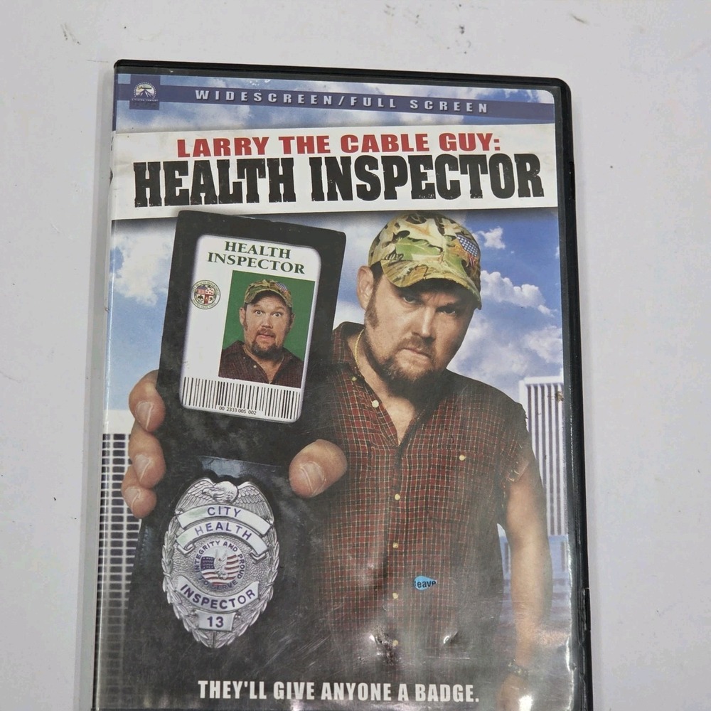 Larry the Cable Guy Health Inspector DVD Widescreen Full Screen Comedy‎ Movie